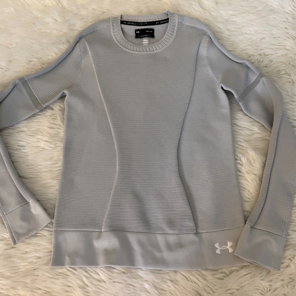 Under Armour Tops - Under Armour Intelli-Knit Gray Top Size Small